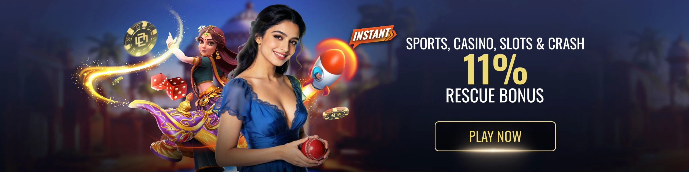 Mega Casino World Banner